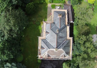 Image of slate re-roof project, Surrey