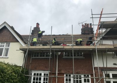 Moran Roofing re-roof, Farnham, Surrey
