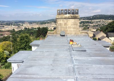 Lead replacement and chimney maintenance photo, Surrey
